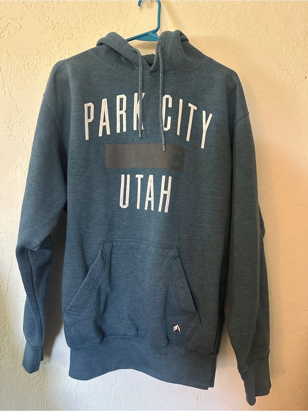 Park City Utah Teal Pullover Hoodie